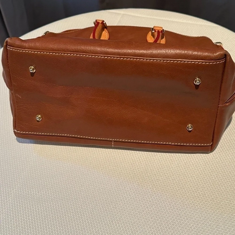 Dooney & Bourke Double Front Pocket Satchel/Crossbody EUC